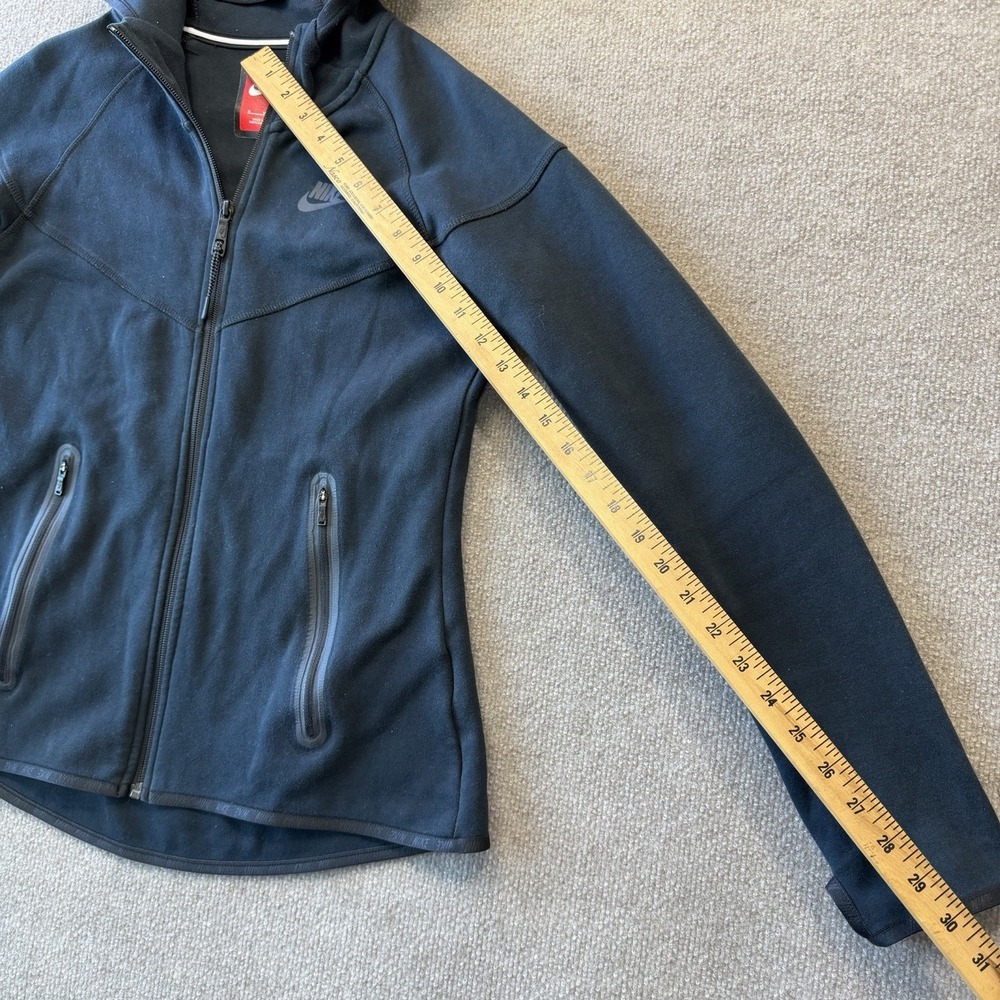 Nike Women's Athletic Full Zip Black Hoodie Tech Fleece Jacket Size Medium - Picture 4 of 12
